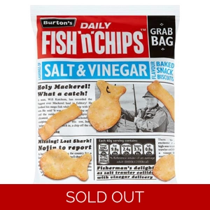 Burton's Daily Fish 'n' Chips Baked Snack Biscuits